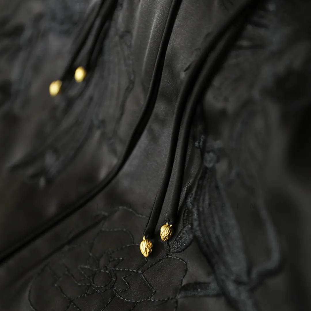 新中式流苏盘扣刺绣背心马甲 New Chinese Style Tassel Button Embroidered Vest