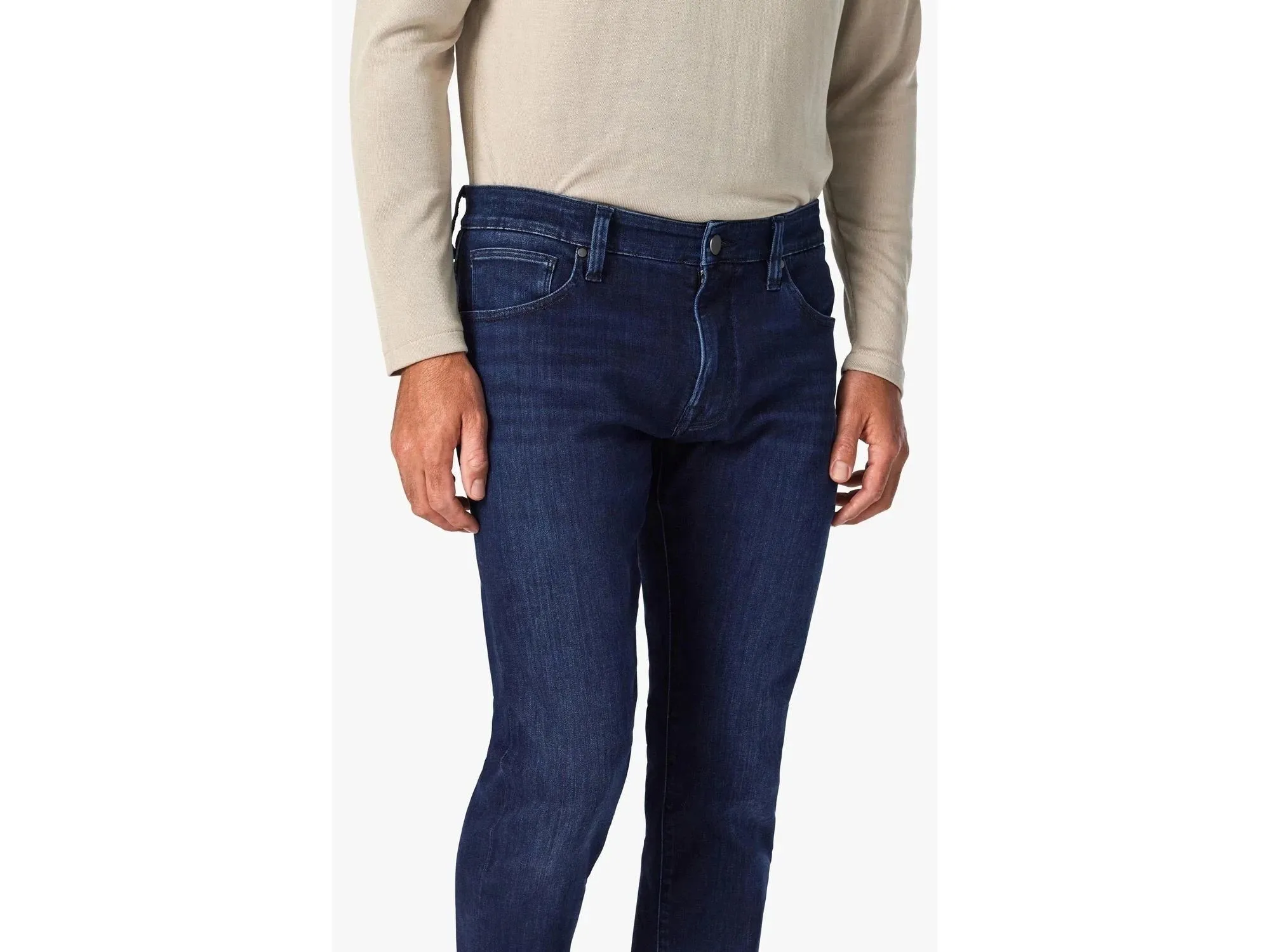 34 Heritage Courage Straight Leg Dark Midnight Brushed Urban Jeans