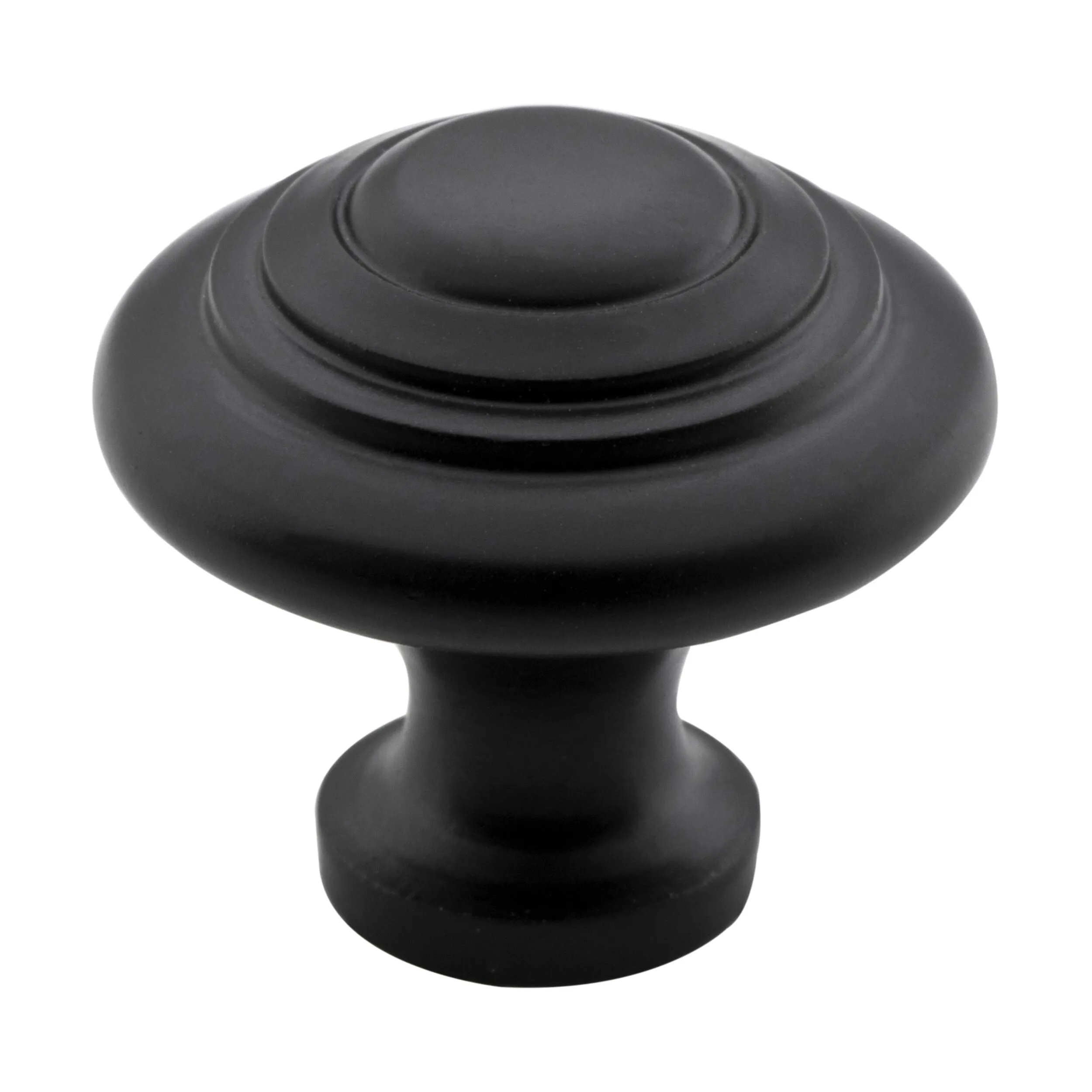 3688 Cupboard Knob Domed Iron Matte Black D32xP29mm