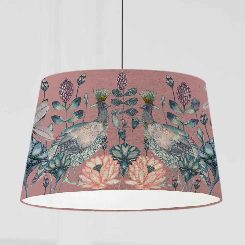 Ahura Quintus Taper Lamp Shade Mauve