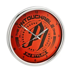 AJ Styles 12 Chrome Wall Clock