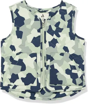 Amazon Essentials Unisex Kids and Toddlers' Recycled Polyester Puffer Vest (Previously Amazon Aware)
