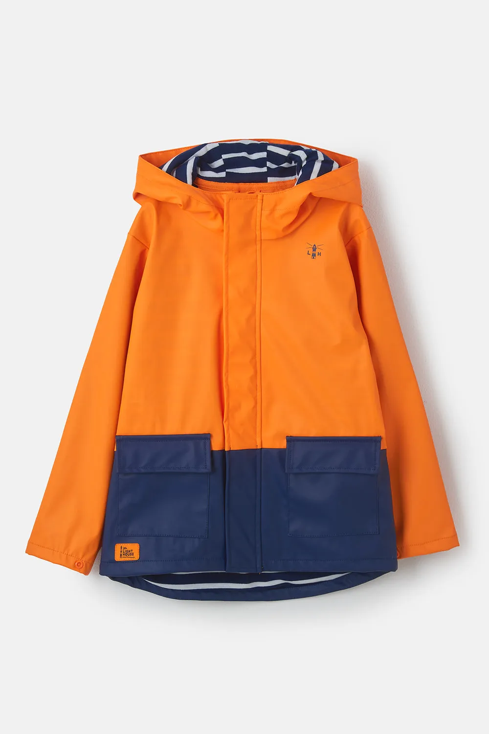Anchor Jacket - Navy Orange