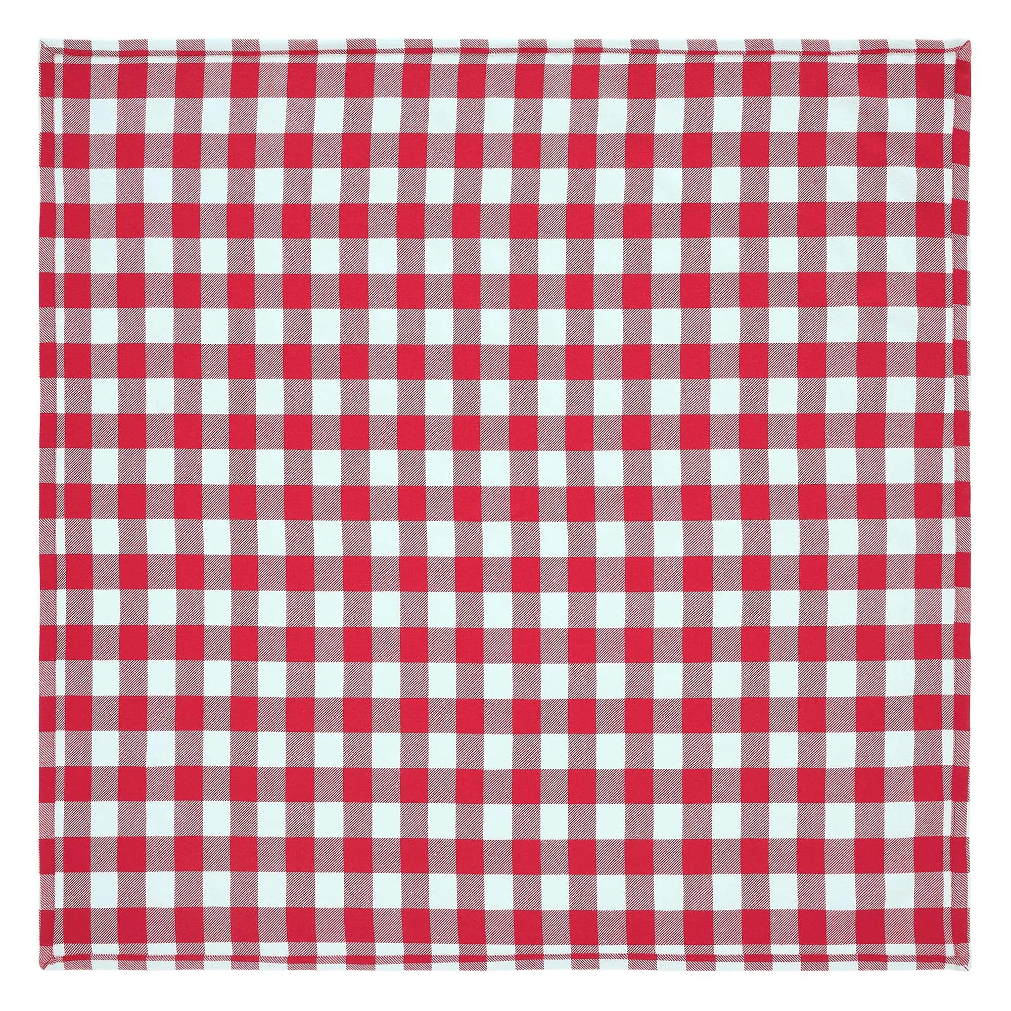 Annie Buffalo Check Red Table Topper 40x40