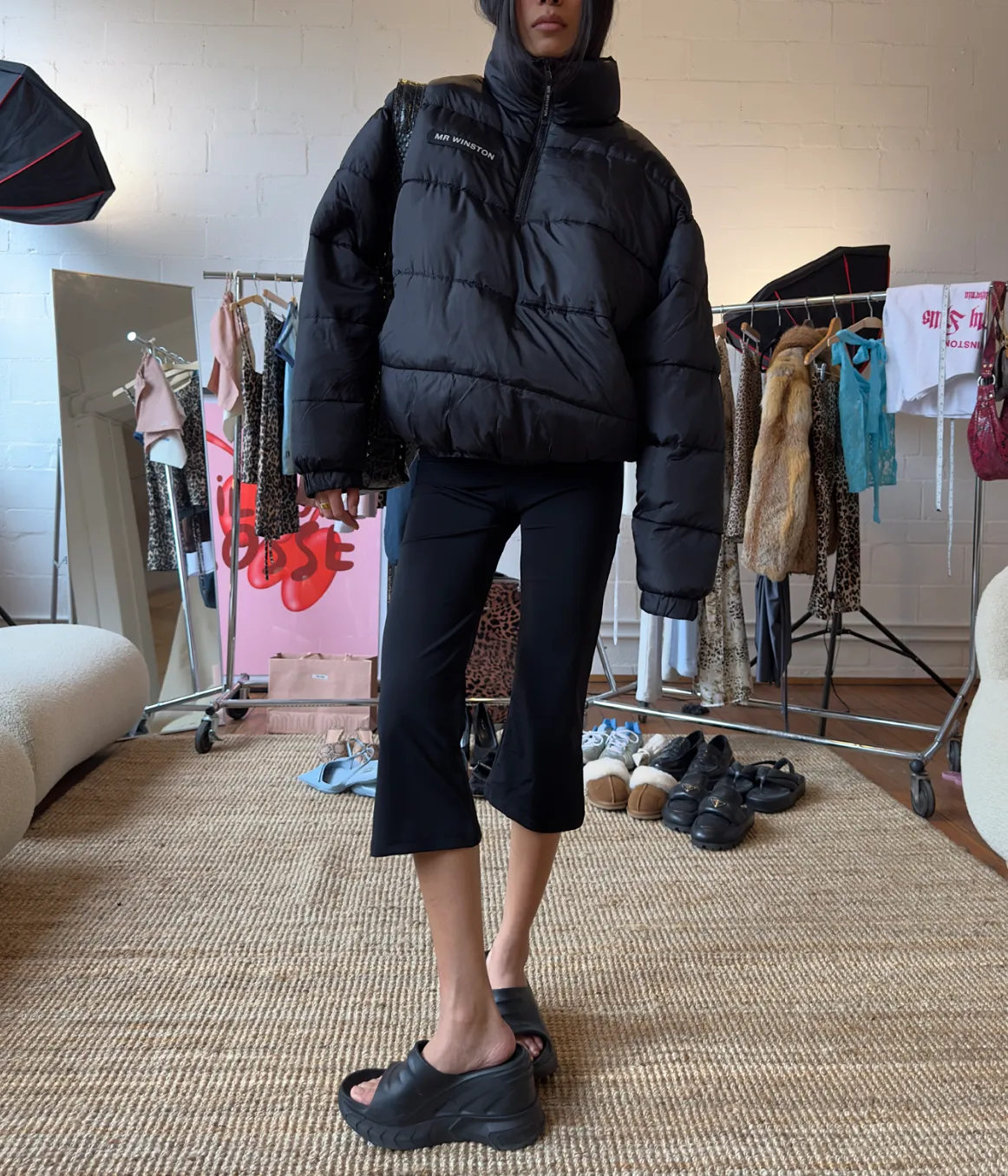 ARCHIVE: Black Quarter Zip Jacket