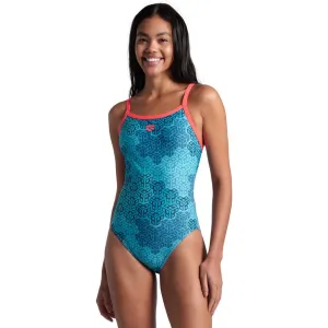 Arena Camo Kikko Challenge Back Ladies Swimsuit - Red/Multi