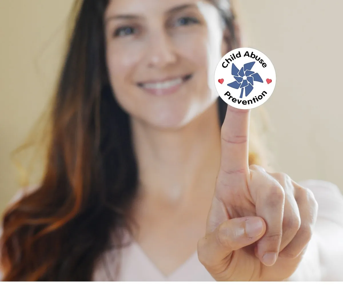 Child Abuse Awareness Stickers