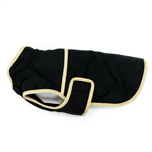 Classic Trench Coat For Dogs - Black