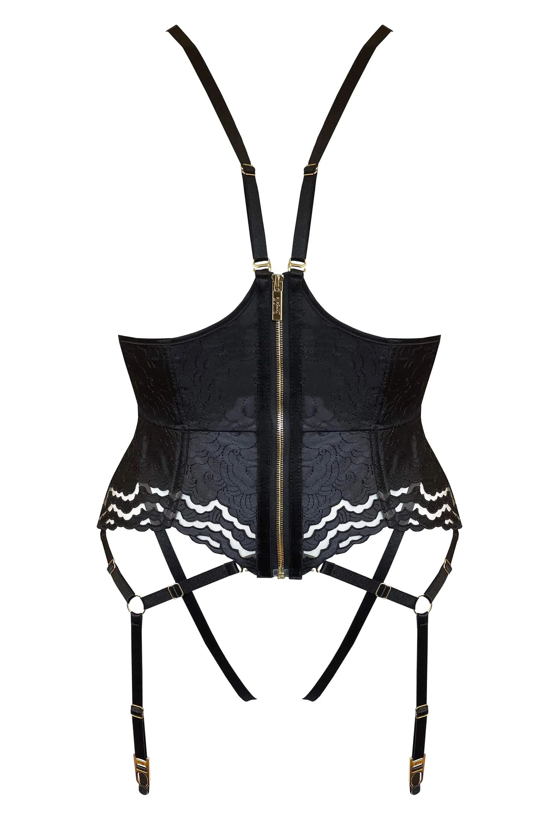 Dala Underbust Basque in Black