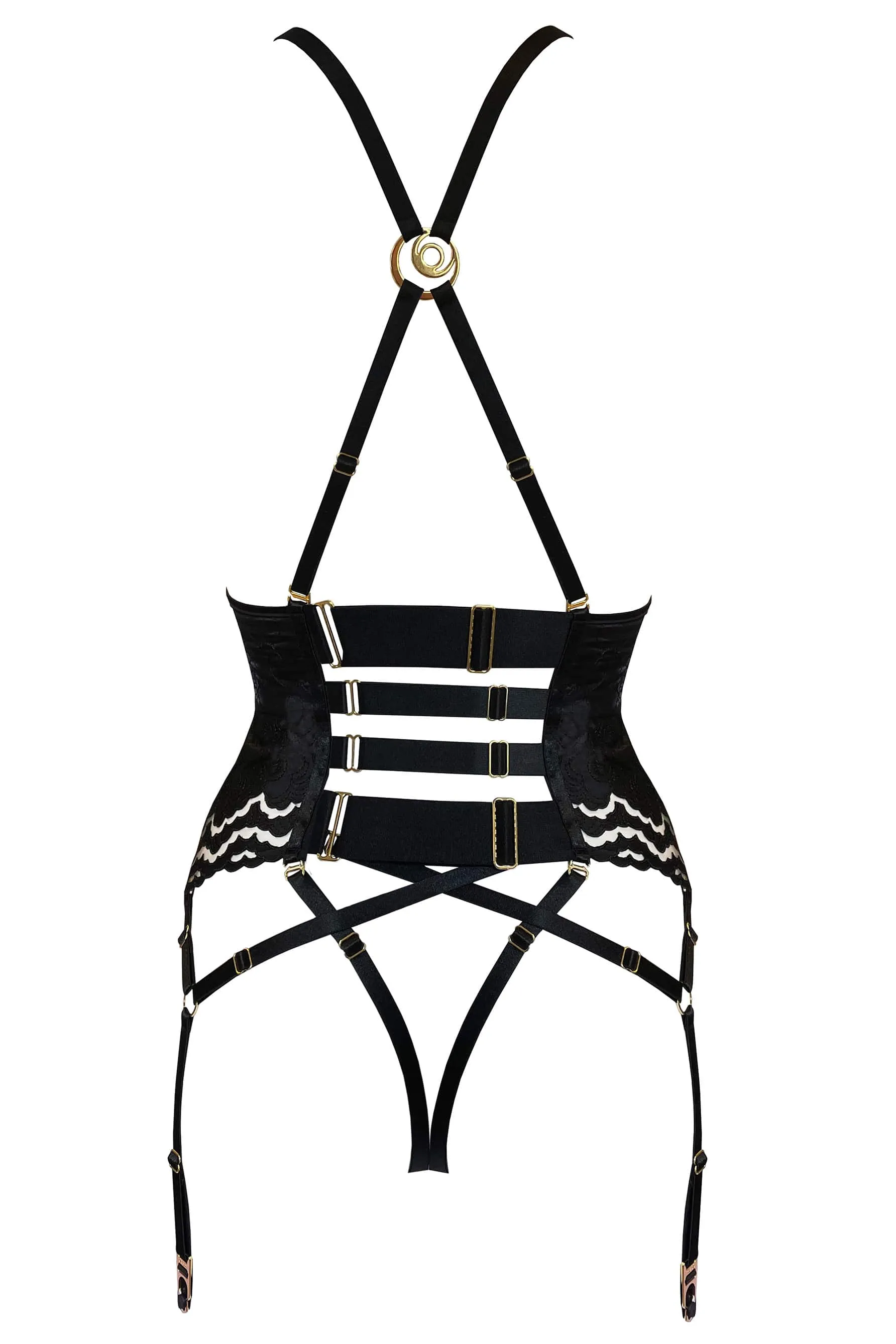 Dala Underbust Basque in Black