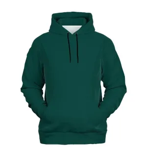 Dark Blue Cool Green Hoodie | Unisex | with PLUS sizes | Dark Pure Blue Cool Green | C100M0Y50K80