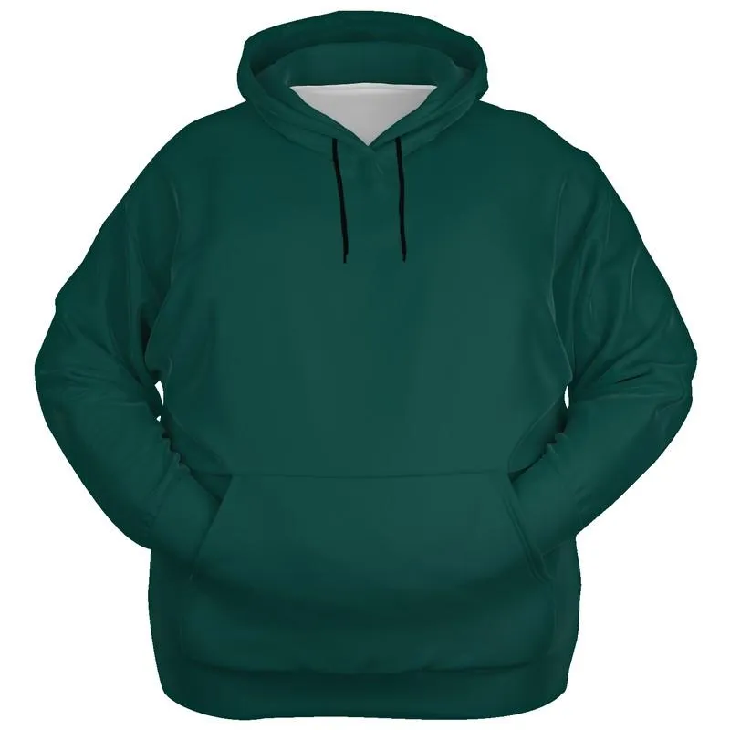 Dark Blue Cool Green Hoodie | Unisex | with PLUS sizes | Dark Pure Blue Cool Green | C100M0Y50K80