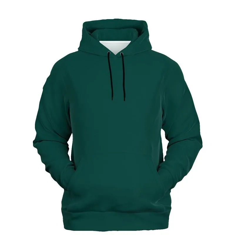 Dark Blue Cool Green Hoodie | Unisex | with PLUS sizes | Dark Pure Blue Cool Green | C100M0Y50K80