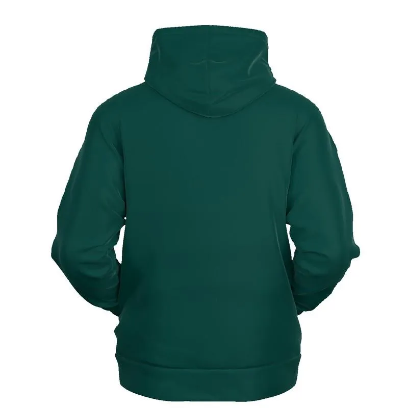 Dark Blue Cool Green Hoodie | Unisex | with PLUS sizes | Dark Pure Blue Cool Green | C100M0Y50K80