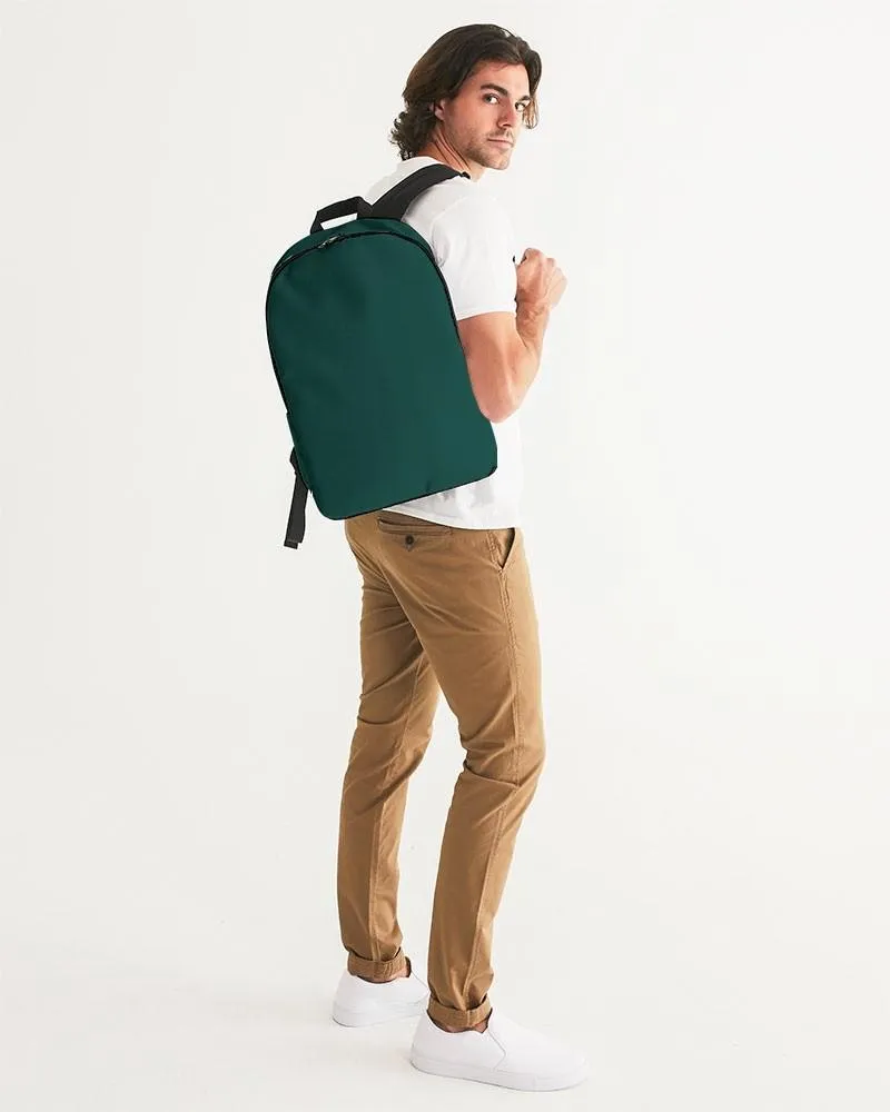 Dark Blue Cool Green Waterproof Backpack | Dark Pure Blue Cool Green | C100M0Y50K80