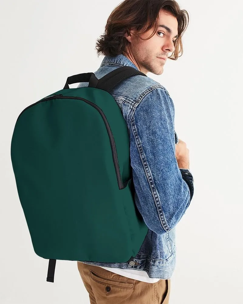 Dark Blue Cool Green Waterproof Backpack | Dark Pure Blue Cool Green | C100M0Y50K80