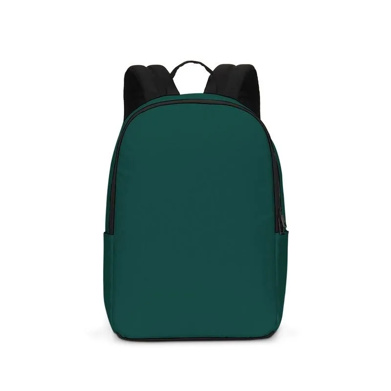 Dark Blue Cool Green Waterproof Backpack | Dark Pure Blue Cool Green | C100M0Y50K80