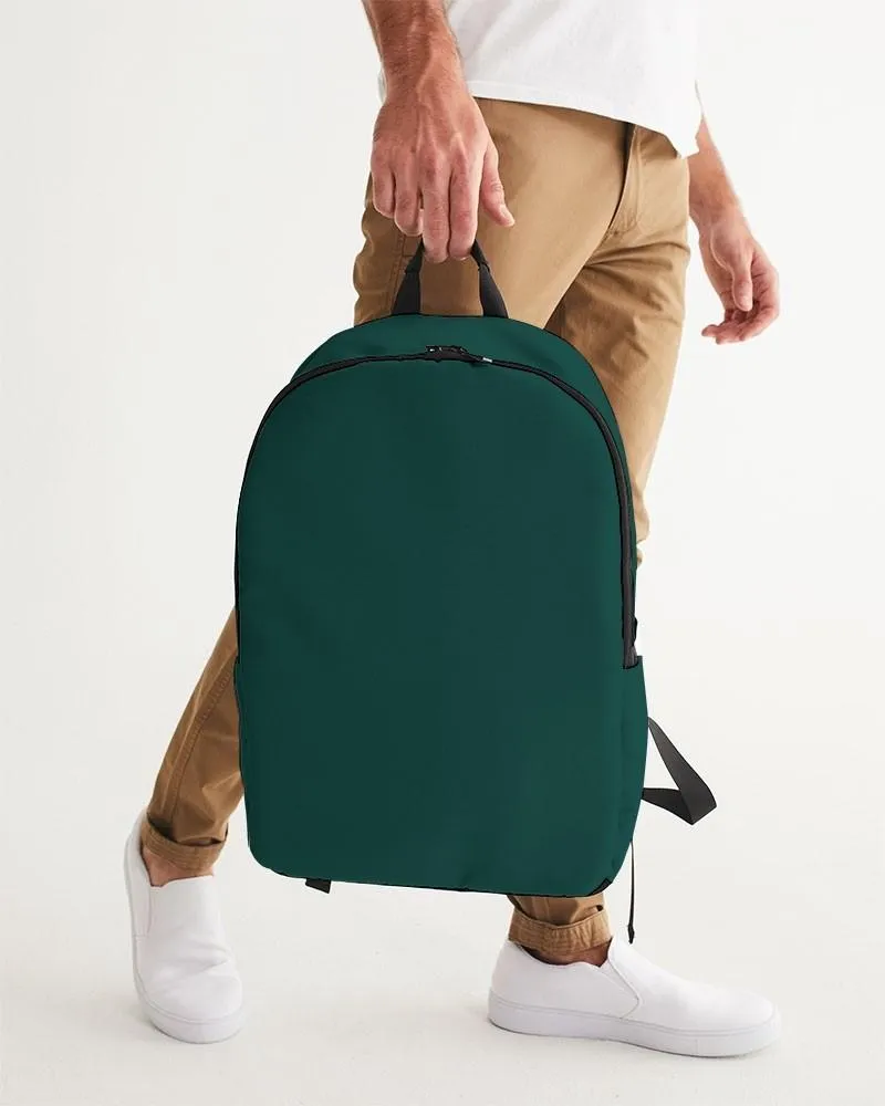 Dark Blue Cool Green Waterproof Backpack | Dark Pure Blue Cool Green | C100M0Y50K80