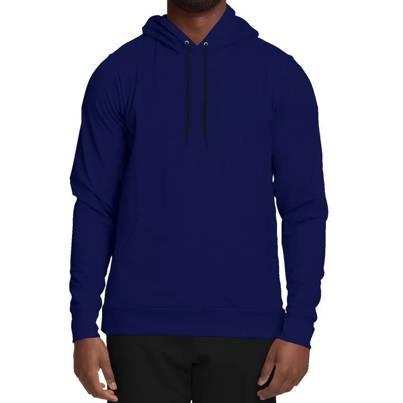 Dark Blue Hoodie | Unisex | with PLUS sizes | C100M75Y0K80