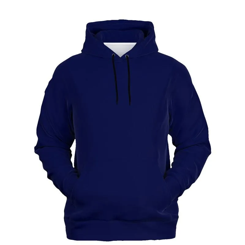 Dark Blue Hoodie | Unisex | with PLUS sizes | C100M75Y0K80