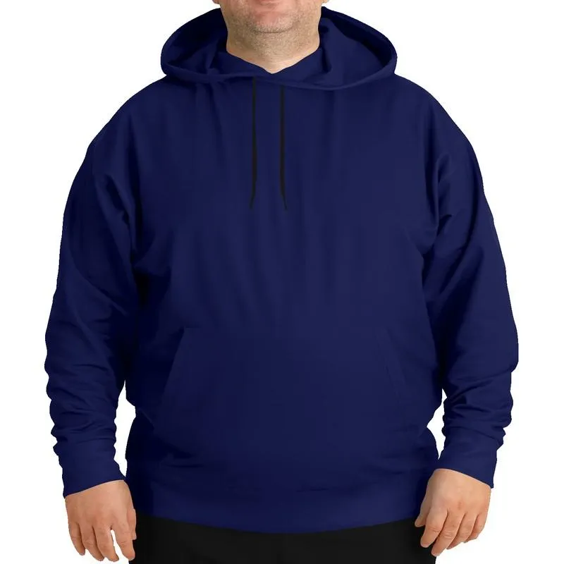 Dark Blue Hoodie | Unisex | with PLUS sizes | C100M75Y0K80