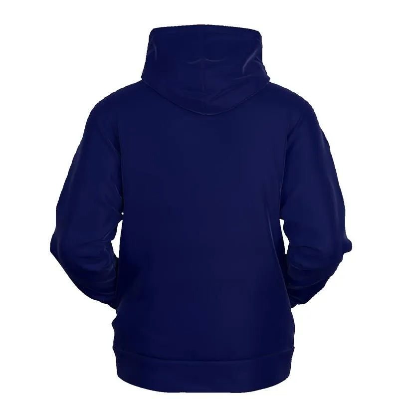 Dark Blue Hoodie | Unisex | with PLUS sizes | C100M75Y0K80