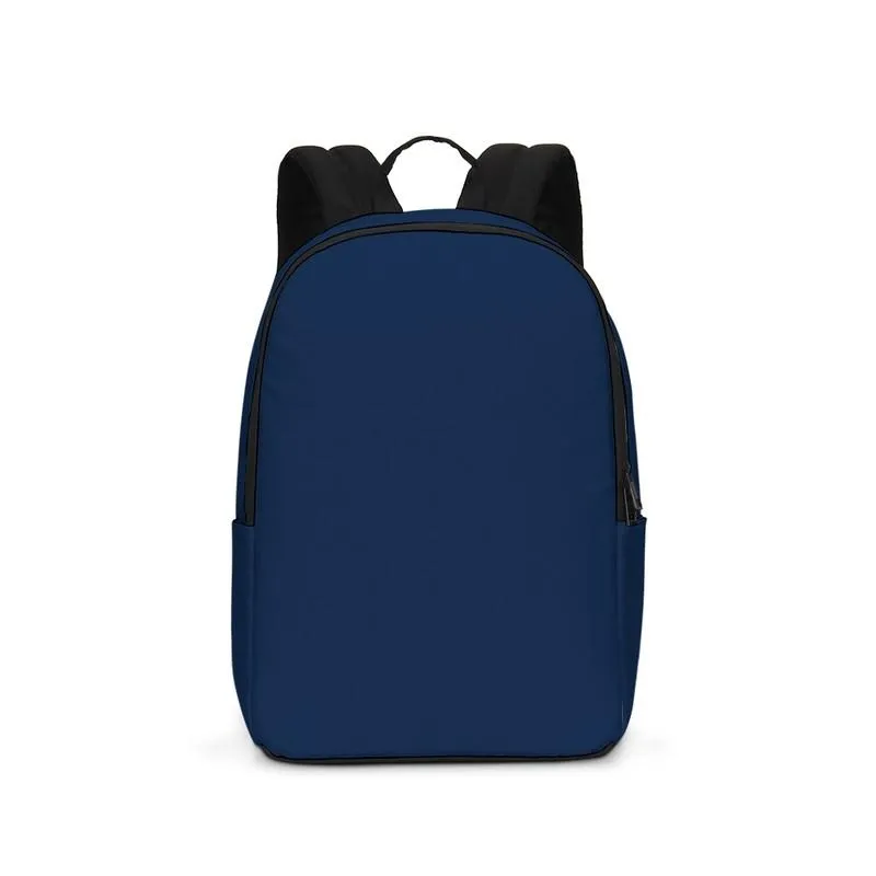 Dark Blue Waterproof Backpack | Dark Pure Blue | C100M50Y0K80