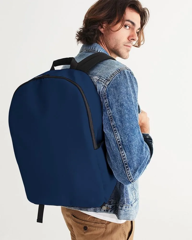 Dark Blue Waterproof Backpack | Dark Pure Blue | C100M50Y0K80