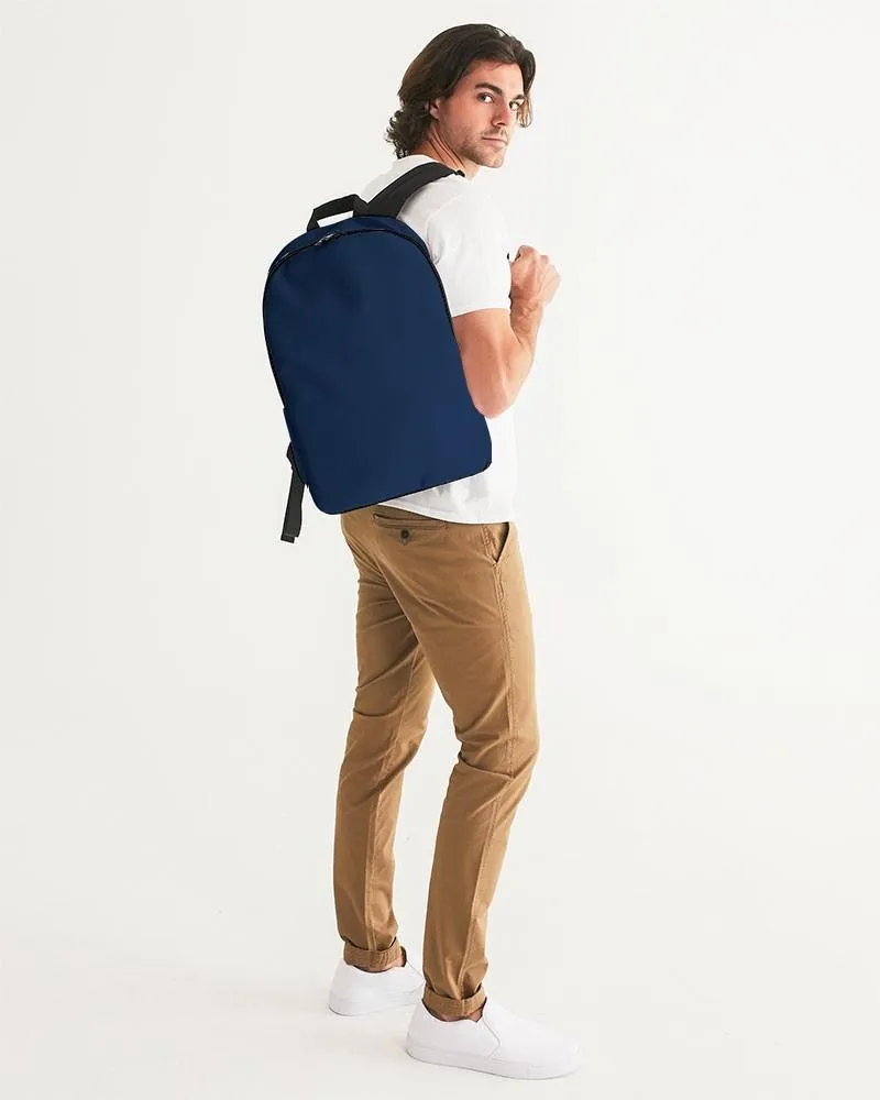 Dark Blue Waterproof Backpack | Dark Pure Blue | C100M50Y0K80