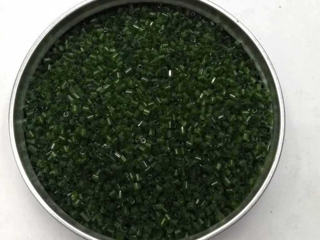 Dark Olive Green Transparent 2 Cut Glass Seed Beads- 2 mm (Wholesale)