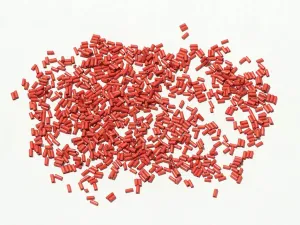 Deep Red Opaque Pipe / Bugle Glass Seed Beads- 4.5 mm