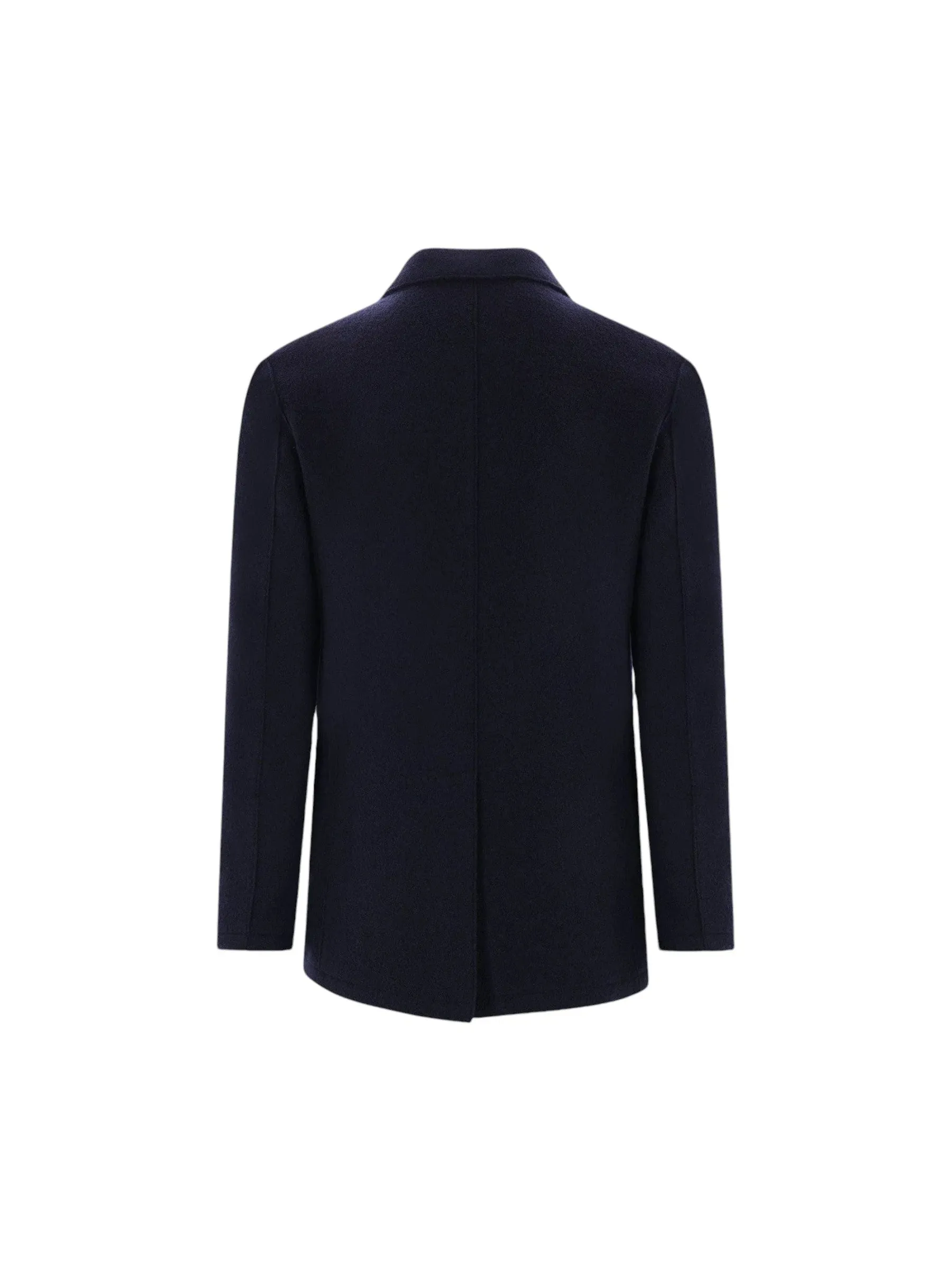 Double-Breasted Wool Peacoat