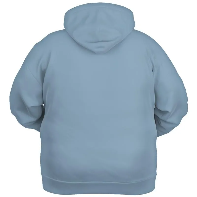 Dusty Blue Hoodie | Unisex | with PLUS sizes | C30M8Y0K30