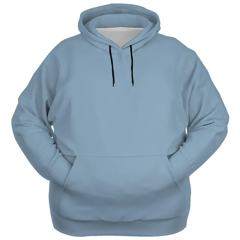 Dusty Blue Hoodie | Unisex | with PLUS sizes | C30M8Y0K30
