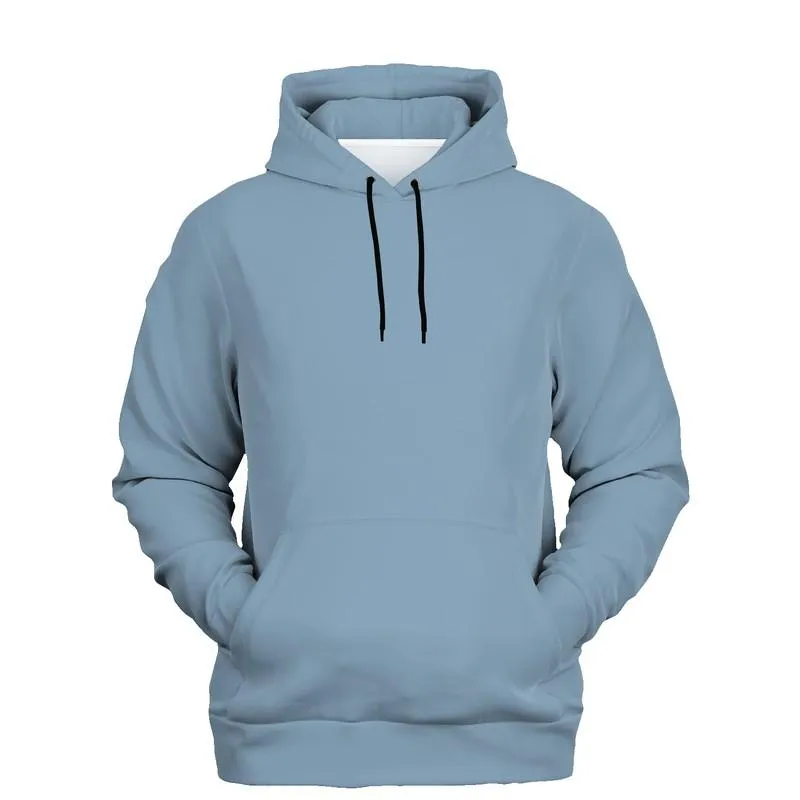Dusty Blue Hoodie | Unisex | with PLUS sizes | C30M8Y0K30
