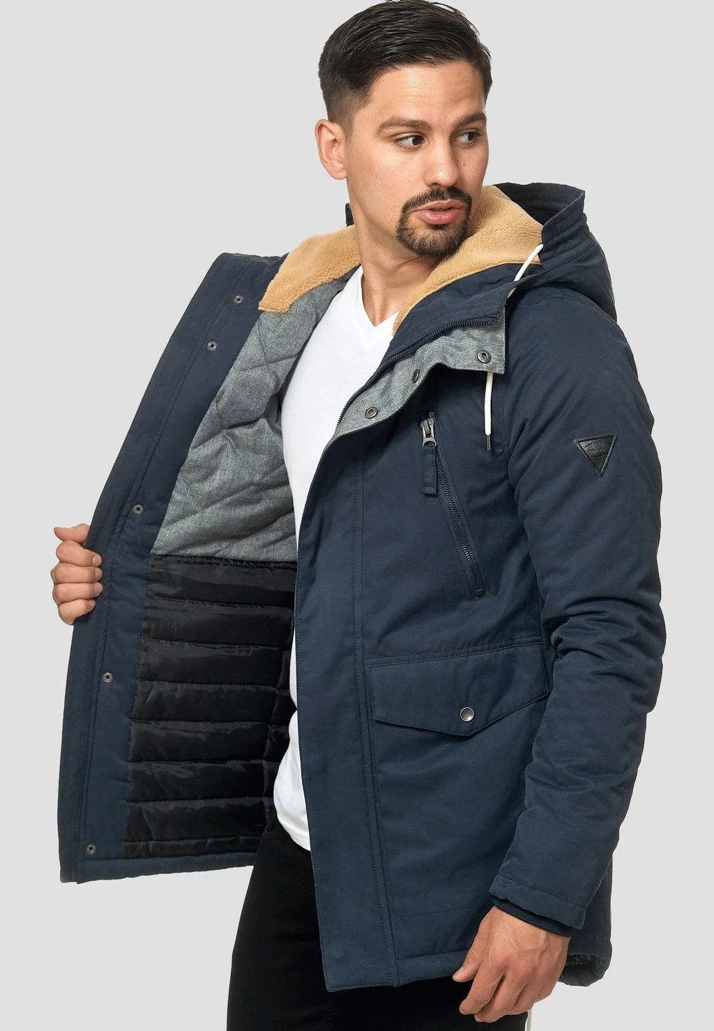 Indicode parka, dark blue