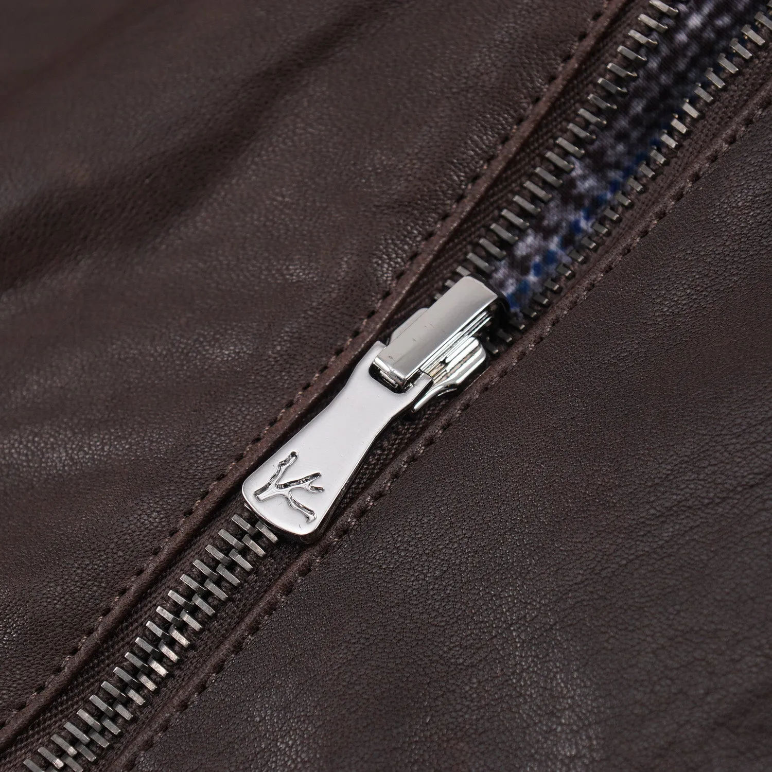 Isaia Reversible Lambskin Leather Jacket