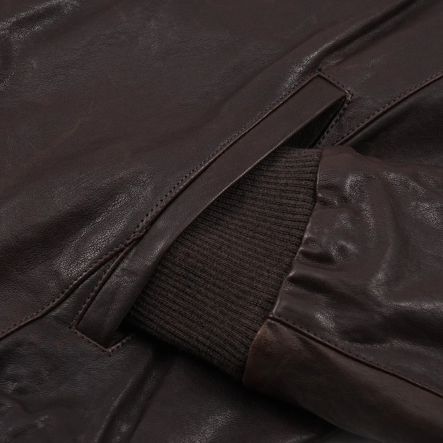 Isaia Reversible Lambskin Leather Jacket