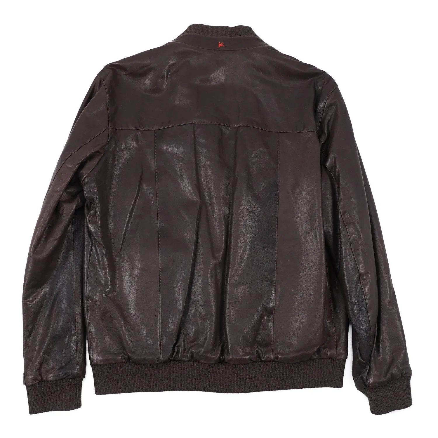 Isaia Reversible Lambskin Leather Jacket