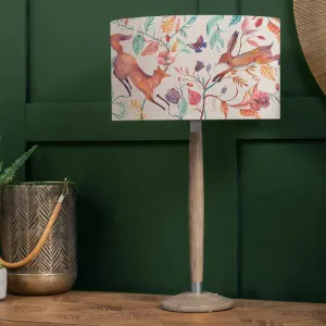 Leaping Into The Fauna Eva & Solensis Complete Table Lamp Grey/Linen