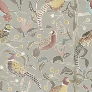Lossie Printed Cotton Fabric (By The Metre) Granite