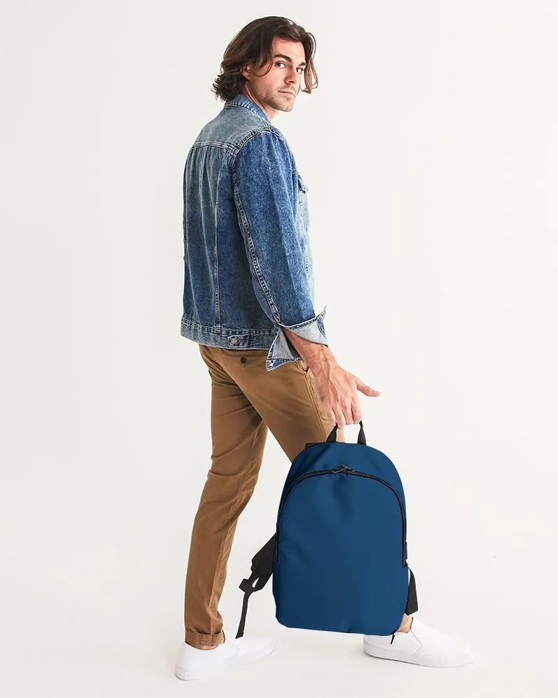 Medium Dark Blue Waterproof Backpack | Medium Dark Pure Blue | C100M50Y0K60