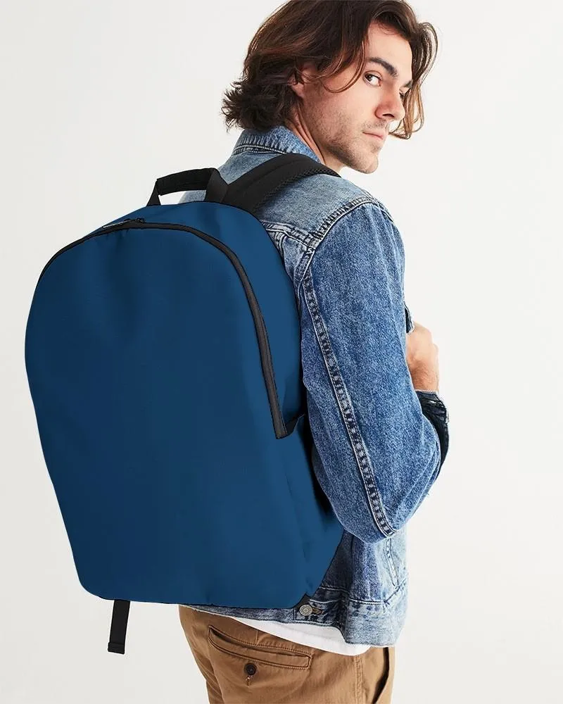 Medium Dark Blue Waterproof Backpack | Medium Dark Pure Blue | C100M50Y0K60