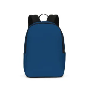 Medium Dark Blue Waterproof Backpack | Medium Dark Pure Blue | C100M50Y0K60