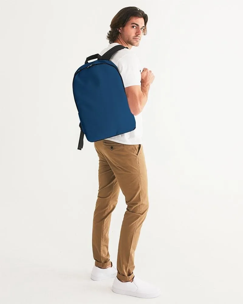 Medium Dark Blue Waterproof Backpack | Medium Dark Pure Blue | C100M50Y0K60