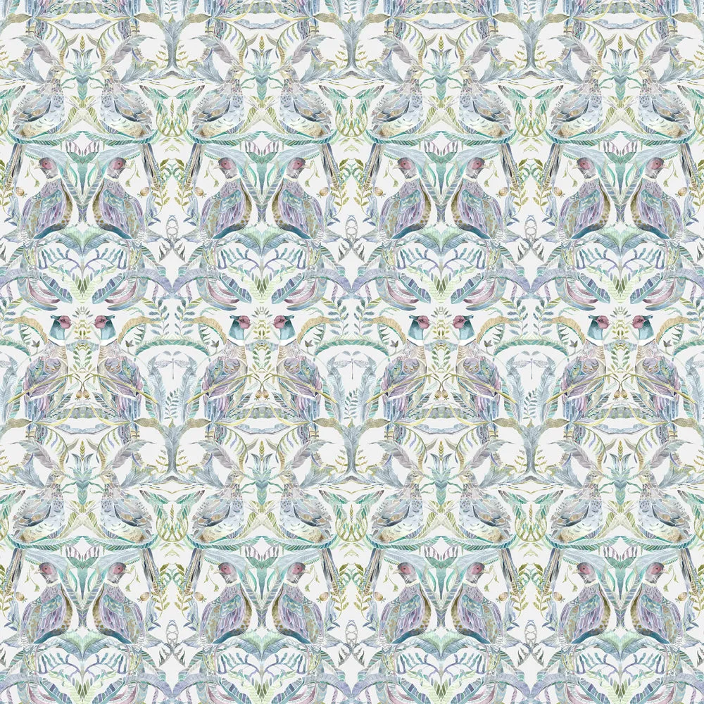 Netherton Printed Cotton Fabric (By The Metre) Skylark