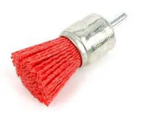 Nylon Abrasive Filament End Brushes - 4 Sizes