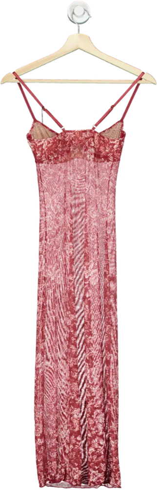 Only Hearts Red Helena Stuart Dress UK XS