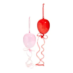 Ornament - Balloon - Red or Pink