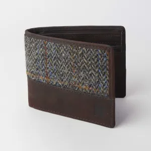 Premium Brown Harris Tweed Wallet - Timeless Elegance and Quality